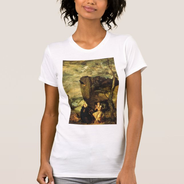 Antonius den store och Paulus av Thebe T Shirt (Framsida)