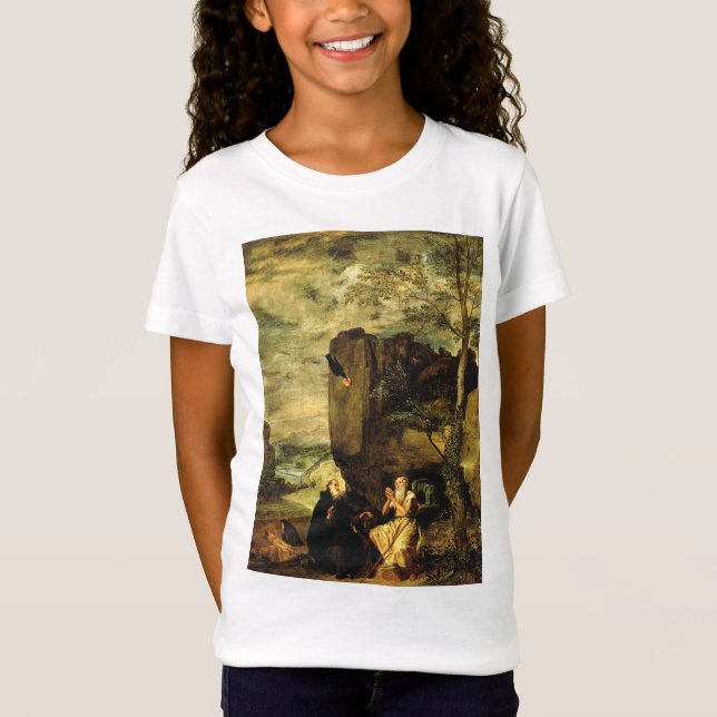Antonius den store och Paulus av Thebe T Shirt (Framsida)