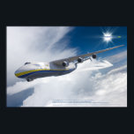 Antonov An-225 Mriya: 3D Aviation Art Print Poster<br><div class="desc">Experience the majesty of the world’s largest aircraft like never before. This premium poster features a high-precision 3D reconstruction of the legendary Antonov An-225 Mriya. Unlike a standard photograph, this artwork is the result of hundreds of hours of meticulous digital engineering. Every rivet, panel line, and engine detail has been...</div>
