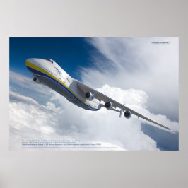 Antonov An-225 Mriya: 3D Flygkonsttryck Poster
