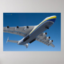 Antonov An-225 Mriya: Fotorealistisk 3D-konst Poster