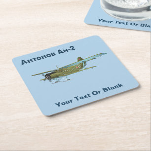 Antonov An-2 Underlägg Papper Kvadrat