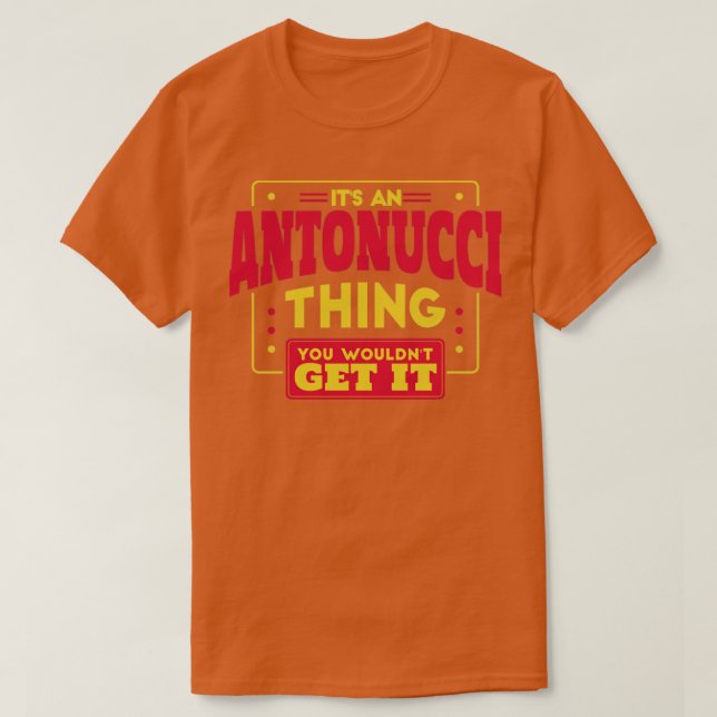 Antonucci T Shirt (Design framsida)