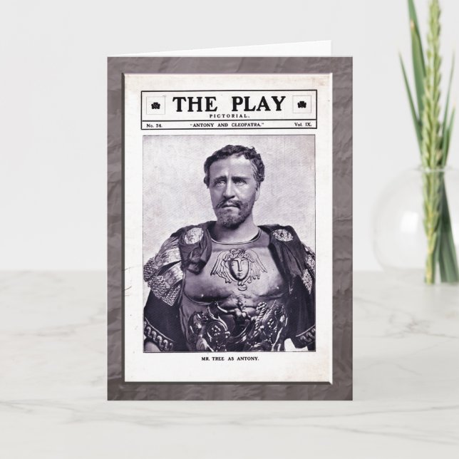 Antony och Cleopatra hälsningkort Kort (Framsida)