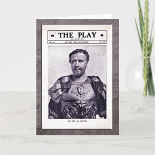 Antony och Cleopatra hälsningkort Kort