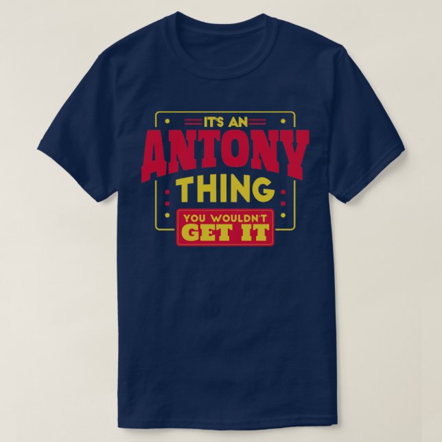 Antony T Shirt (Design framsida)