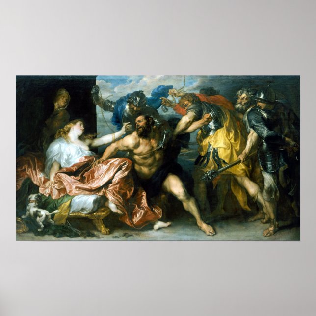 Antony van Dyck Samson och Delilah Poster (Framsidan)