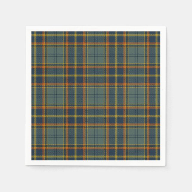 Antrim County Irish Tartan Pappersservett (Framsidan)