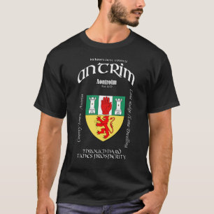 Antrim Ireland Vapensköld T-Shirt