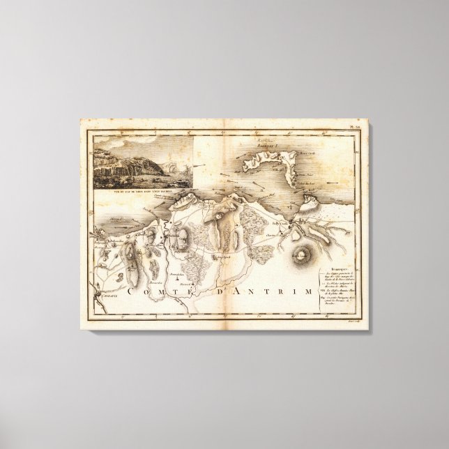 Antrim, Raghery Canvastryck (Framsida)