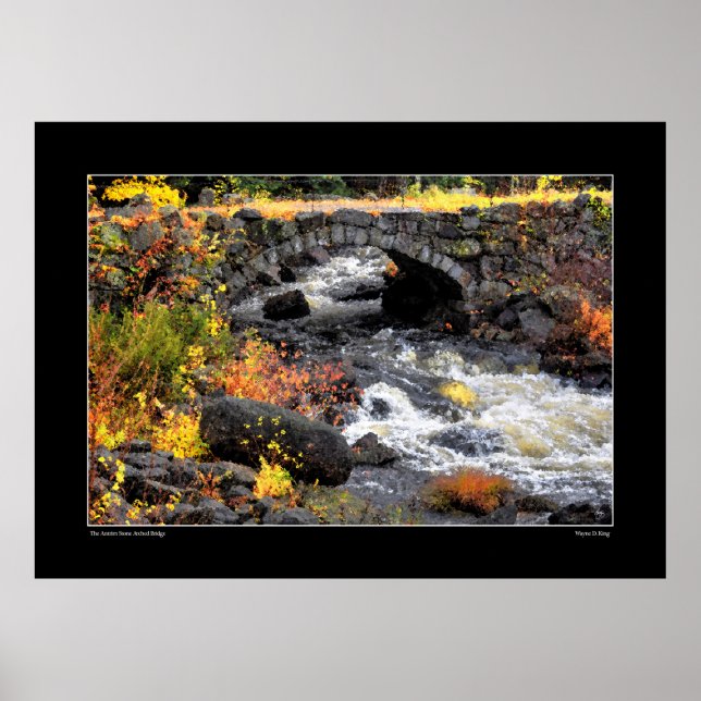 Antrim Stone Arch Bridge - New Hampshire Poster (Framsidan)
