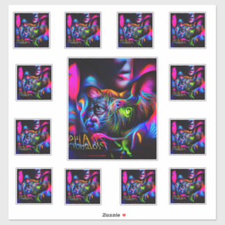 Antrofobi-dekal Klistermärken