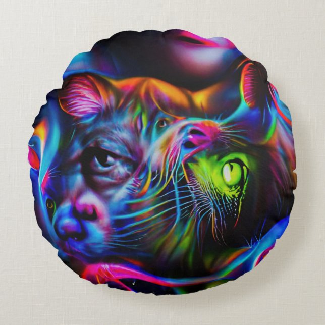 Antrofobi Rund Kudde (Framsidan)