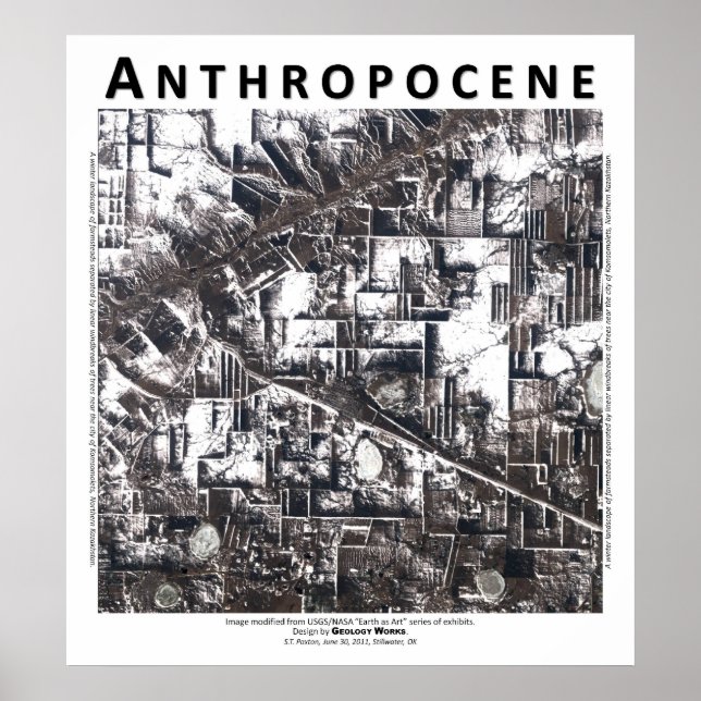 Antropocene II - vinterdagen, norra Kazakstan Poster (Framsidan)