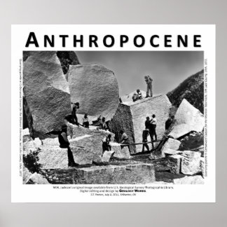 Antropocene VI - Granite Quarry, Salt Sjö County Poster