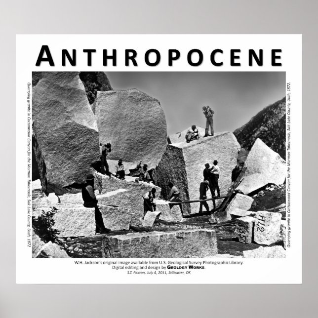 Antropocene VI - Granite Quarry, Salt Sjö County Poster (Framsidan)