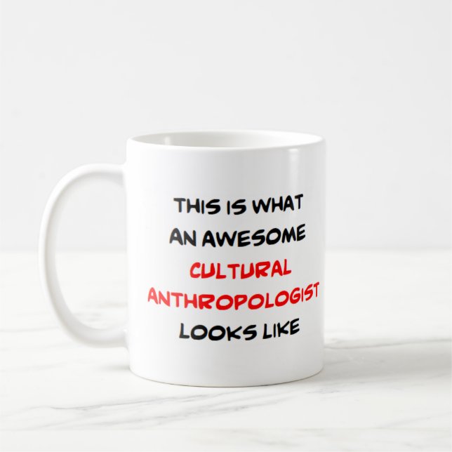 antropolog, kultur, fantastisk-kaffe, mugg (Vänster)