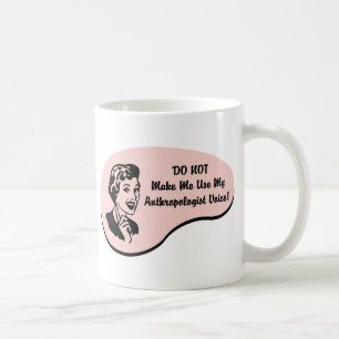 Antropologen uttrycker kaffemugg