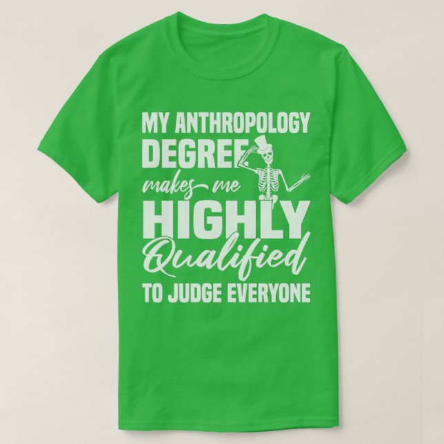 Antropologer Antropologigrad T Shirt (Design framsida)