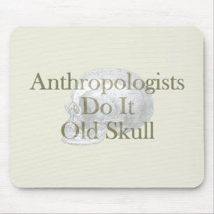 Antropologer gör det gamla Skull Musmatta