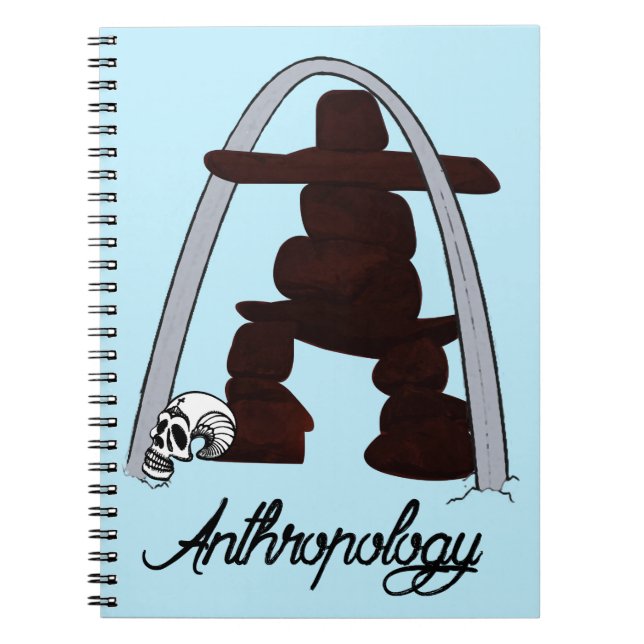 Antropologi Anteckningsbok Med Spiral (Framsidan)