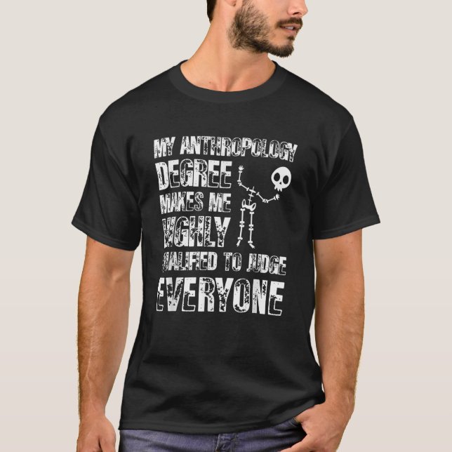 Antropologi Humanity Science Antropolog Archa T Shirt (Framsida)
