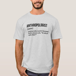 Antropologi Nerd Funny Definition Shirt T