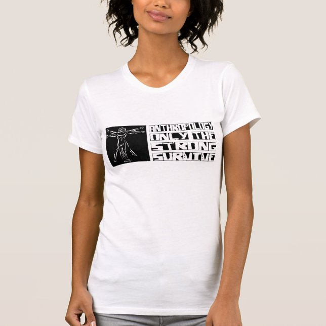Antropologi överlever tee shirt (Framsida)