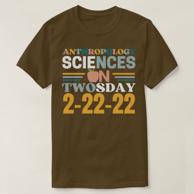 Antropologi Sciences den 22 februari 2002 T Shirt (Design framsida)