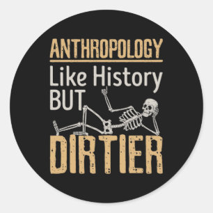 Antropologi som historia men smutsig runt klistermärke