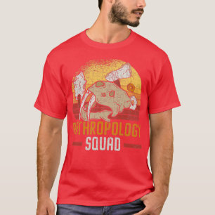 Antropologi Squad Science Antropolog Fossils T Shirt