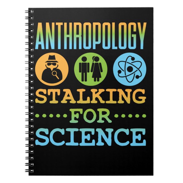 Antropologi Stalking for Science Antropolog Anteckningsbok (Framsidan)
