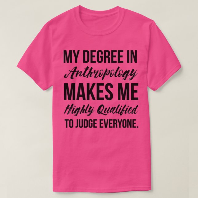 Antropologigrad T Shirt (Design framsida)