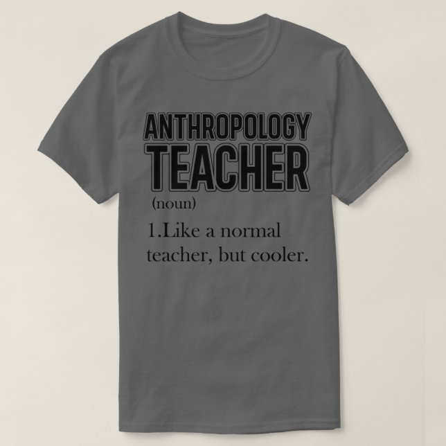 Antropologilärare 4 t shirt (Design framsida)