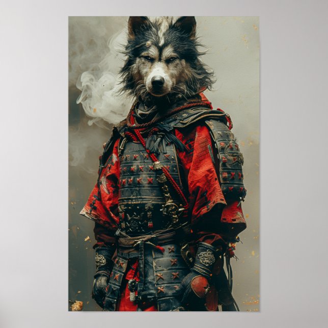 Antropomorf Fårhund Poster - Whimsical Hund (Framsidan)