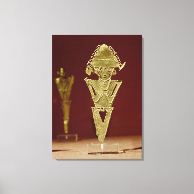 Antropomorf figur i en krigare canvastryck (Framsida)