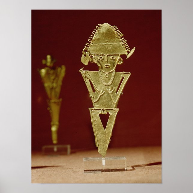 Antropomorf figur i en krigare poster (Framsidan)