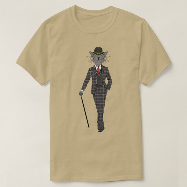 Antropomorf Kat 4 T Shirt (Design framsida)