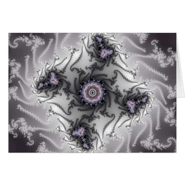 Ants - Fractal Hälsningskort (Framsidan Horizontal)