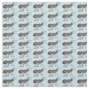 Ants Go Marching Black Ant Insekt Animal Fabric Tyg