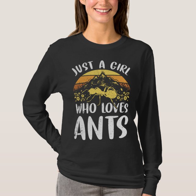 Ants Insects Beetle Bug Entomology T Shirt (Framsida)