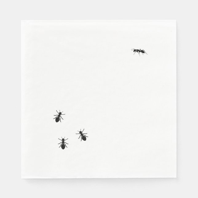 Ants på din bild pappersservett (Framsidan)