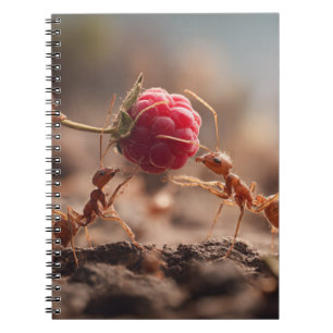 Ants Raspberry-teamwork - bärbar dator Anteckningsbok
