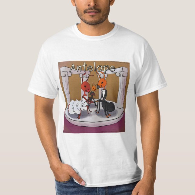 Ants som Elope & Marry Funny Rick London Tecknad T Shirt (Framsida)