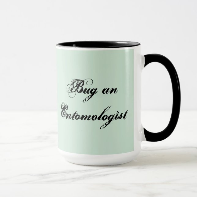 Antsy? Kryp och entomolog Mugg med RoseWrites (Höger)