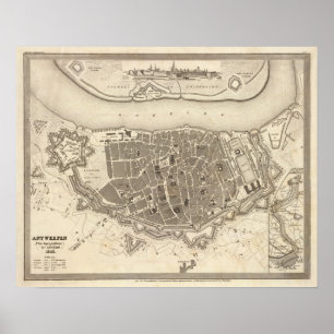 Antwerp Belgien Poster
