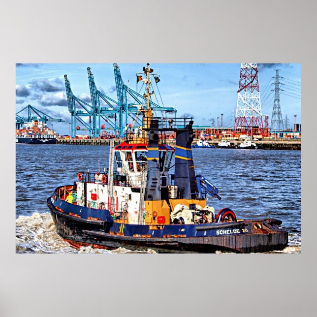 Antwerp, Belgium scenic photograph Poster (Framsidan)