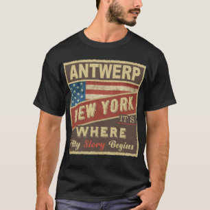 ANTWERP, det är där min historia börjar T Shirt