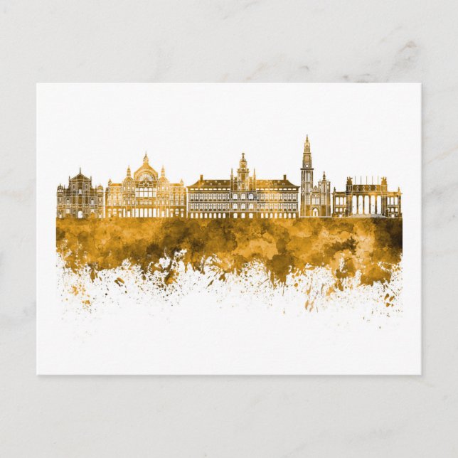Antwerp skyline vykort (Framsida)