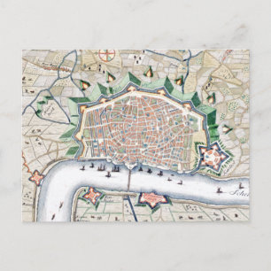 Antwerpen Antwerpen - Belgien Antique Karta Vykort